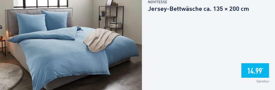 NOVITESSE Jersey Bettwäsche im Februar 2026 NOVITESSE Jersey Bettwäsche im Februar 2026