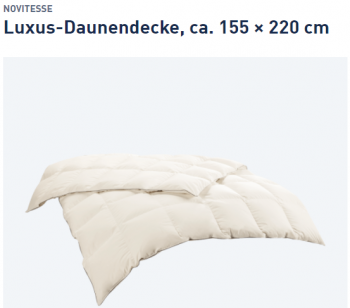 ALDI Daunendecke im Dezember 2025/2026 ALDI Daunendecke im Dezember 2025/2026