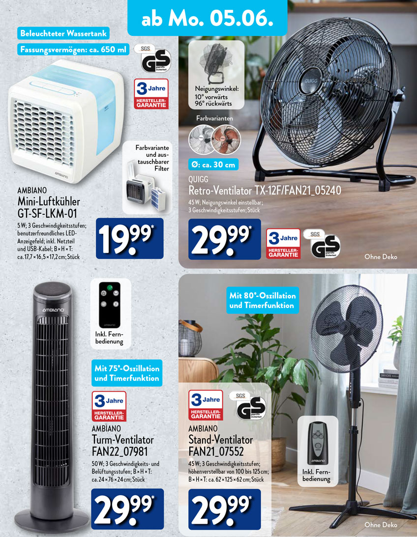 59+ Ventilator Aldi Süd, Der integrierte timer ermöglicht eine