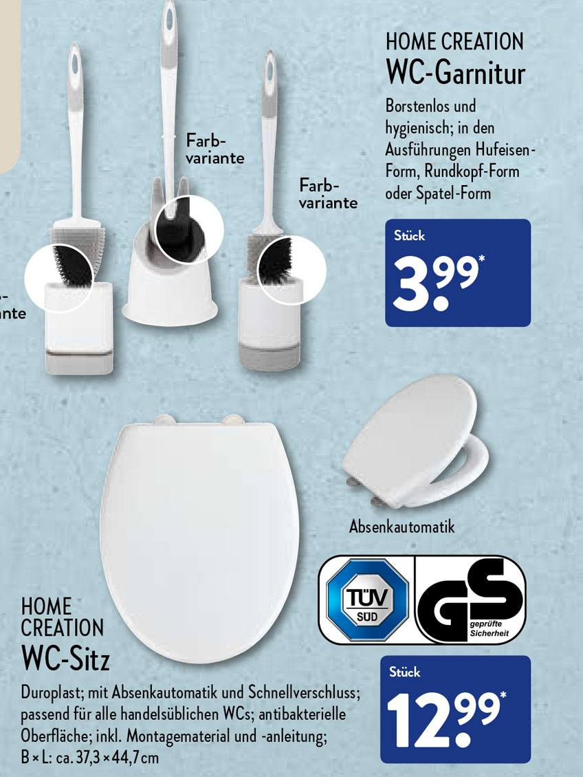 ALDI Nord WC Sitz von HOME CREATION ab 10. Oktober 2022
