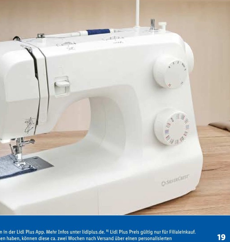SILVERCREST Freiarm-Nähmaschine SNM 33 D2 ab 21.09.2026 für 79,99 € bei Lidl
